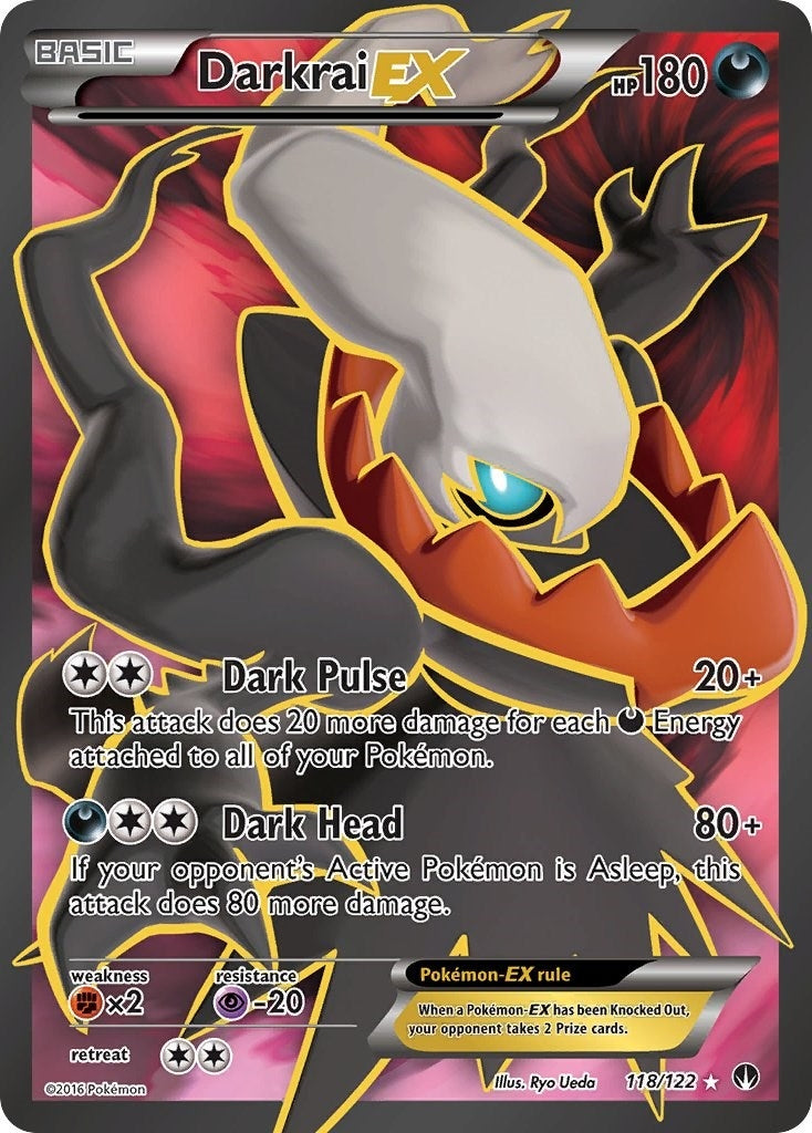 Image for Darkrai EX (Full Art) (118/122) (BKP) - Pokemon