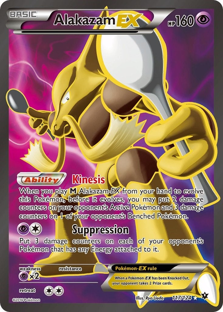 Image for Alakazam EX (Full Art) (117/124) (FCO) - Pokemon