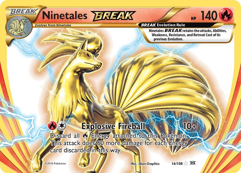 Image for Ninetales BREAK (16/108) (EVO) - Pokemon