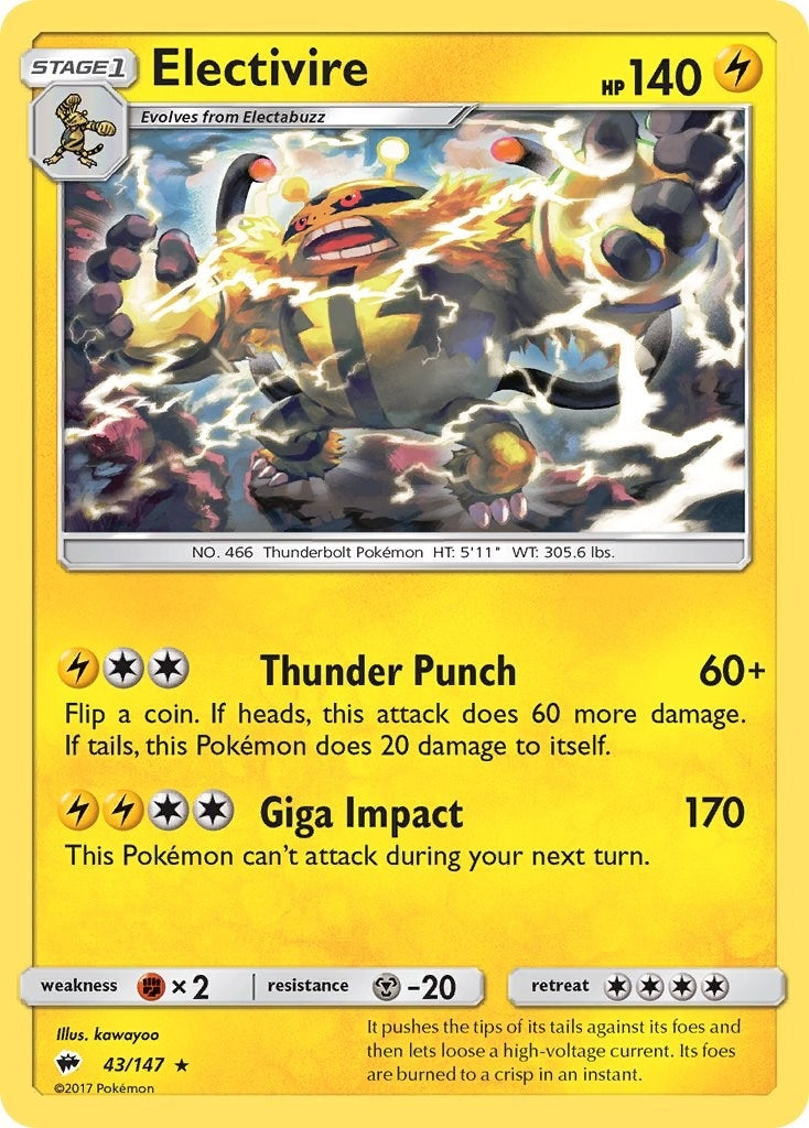 Electivire (43/147) (SM03)