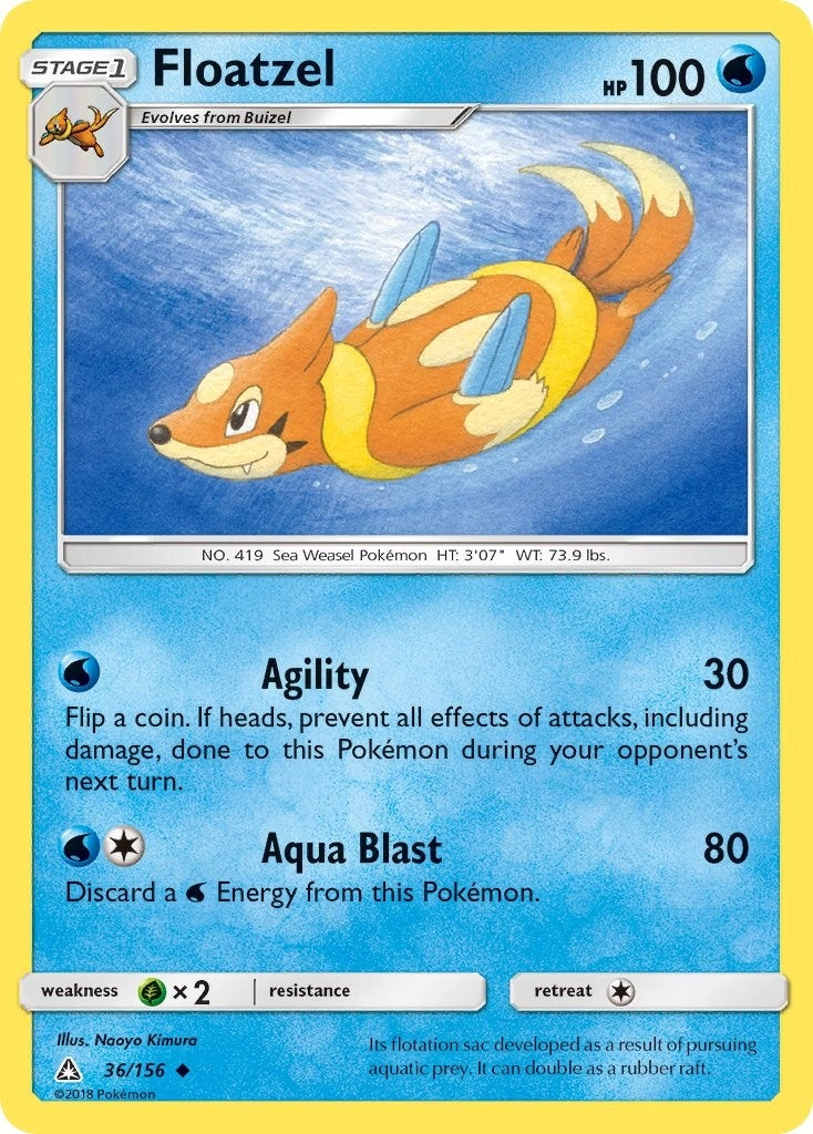 Image for Floatzel (36/156) (SM05) - Pokemon