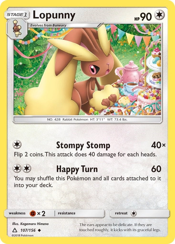 Image for Lopunny (107/156) (SM05) - Pokemon