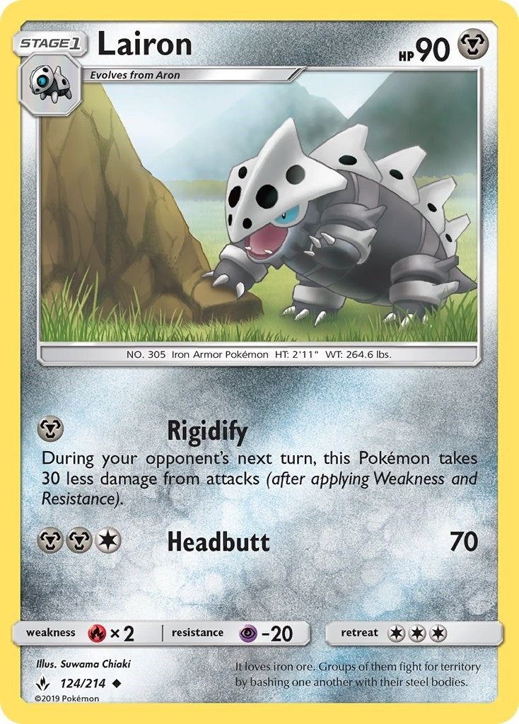 Image for Lairon (124/214) (SM10) - Pokemon