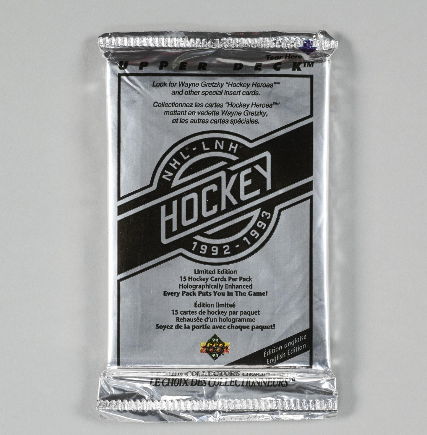 1992-1993 Upper Deck NHL Hockey Pack