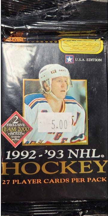 1992-93 Score Pinnacle Hockey Super Pack