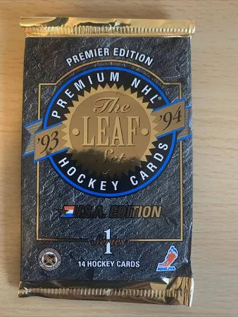 1993-1994 The Leaf Set Premium Edition NHL Hockey Pack