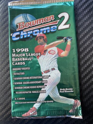 1998 Bowman Chrome 2 Baseball Pack