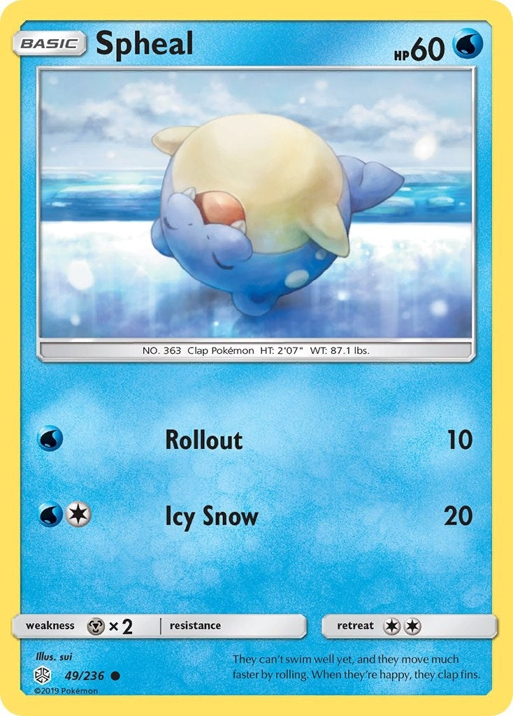 Image for Spheal (49/236) (SM12) - Pokemon