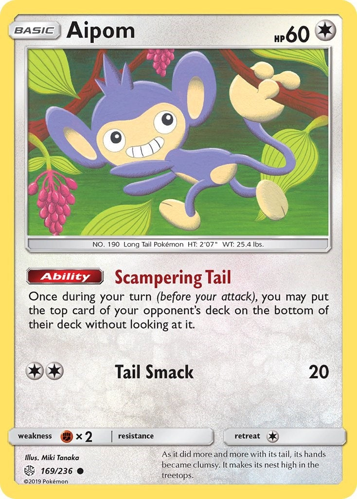 Image for Aipom (169/236) (SM12) - Pokemon