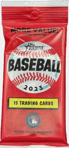 2023 Topps Heritage 15 Card Baseball Value Pack