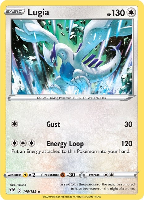 Image for Lugia (140/189) (SWSH03) - Pokemon