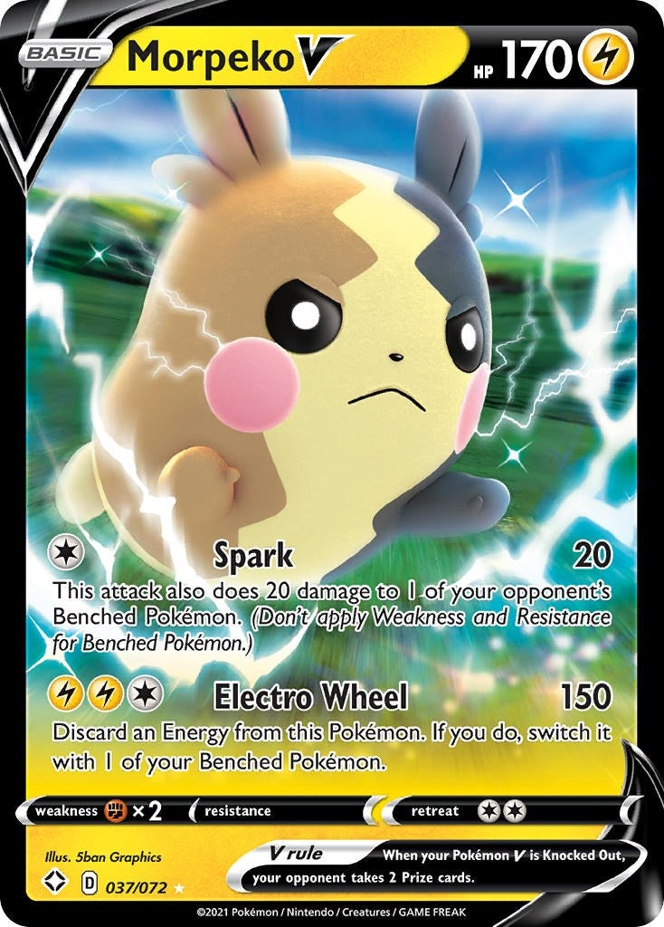 Image for Morpeko V (037/072) (SHF) - Pokemon