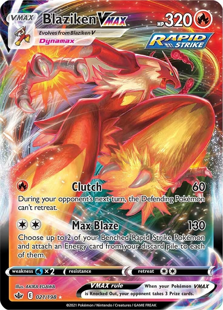 Image for Blaziken VMAX (021/198) (SWSH06) - Pokemon