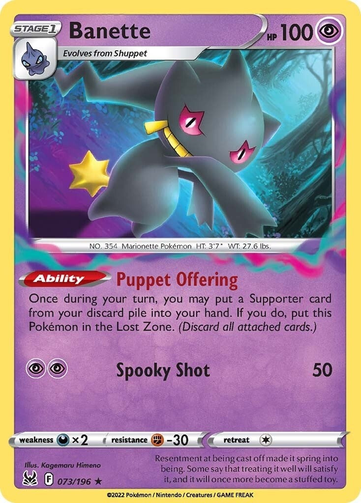 Image for Banette (073/196) (SWSH11) - Pokemon
