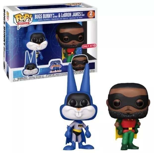 Space Jam A New Legacy Bugs Bunny as Batman & LeBron James as Robin 2-Pack