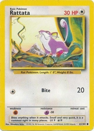 Image for Rattata (061/102) (BS) - Pokemon