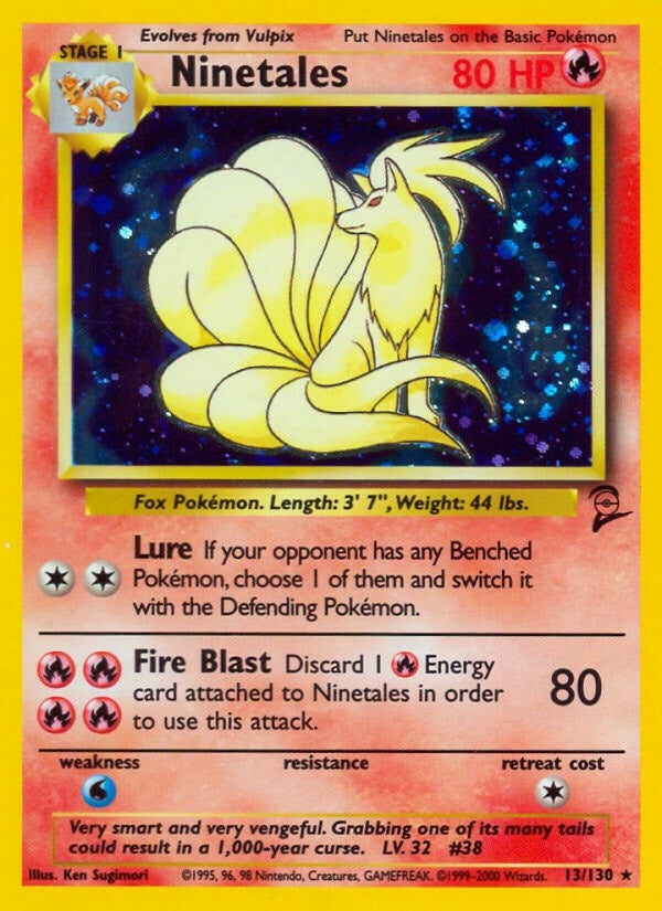 Image for Ninetales (013/130) (BS2) - Pokemon