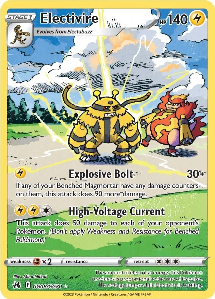 Image for Electivire (GG08/GG70) (CRZ:GG) - Pokemon