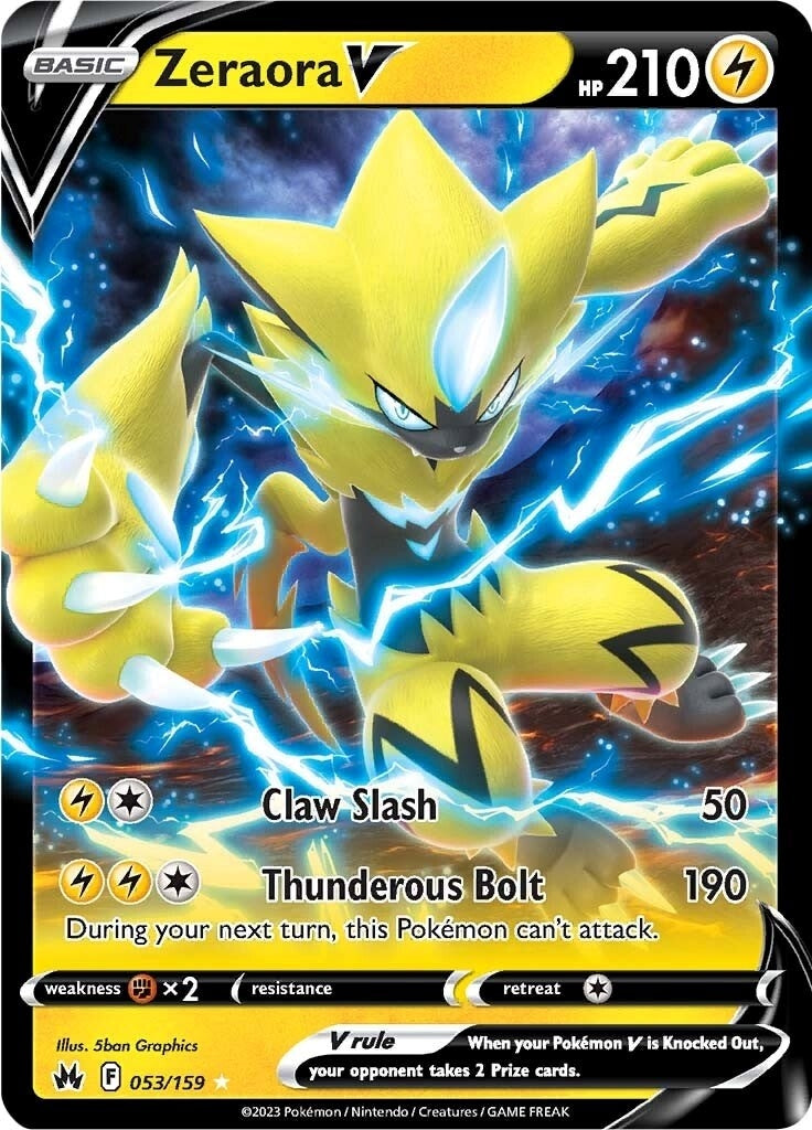 Image for Zeraora V (053/159) (CRZ) - Pokemon