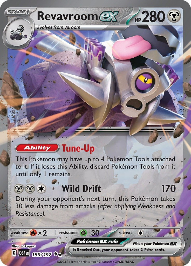 Image for Revavroom ex (156/197) (OBF) - Pokemon