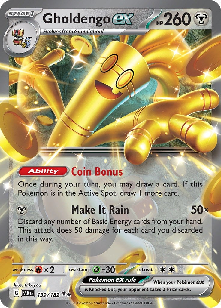 Image for Gholdengo ex (139/182) (PAR) - Pokemon