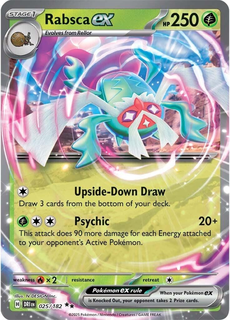 Image for Rabsca ex (025/182) (DRI) - Pokemon