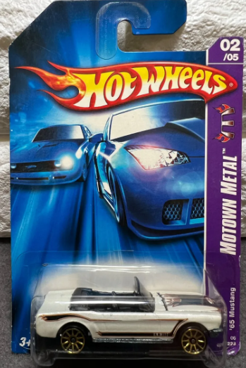 Hot Wheels White '65 Mustang
