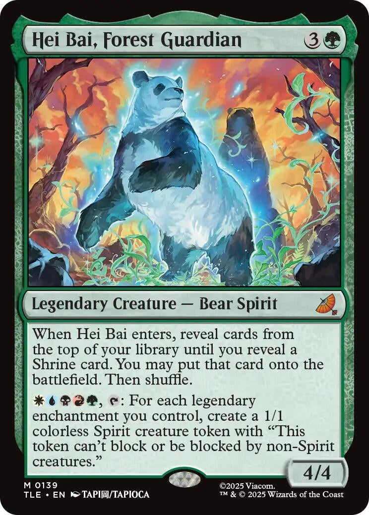 Hei Bai, Forest Guardian (139) (TLE)