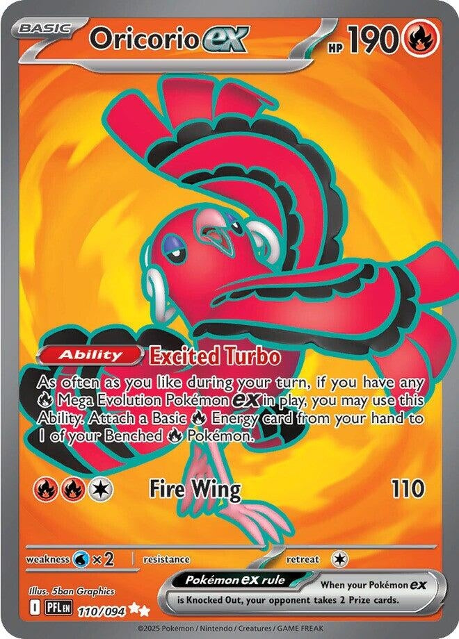 Image for Oricorio ex (110/094) (PFL) - Pokemon