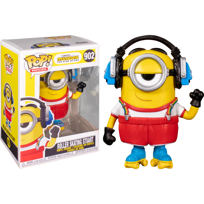 Minions the Rise of Gru Roller Skating Stuart #902