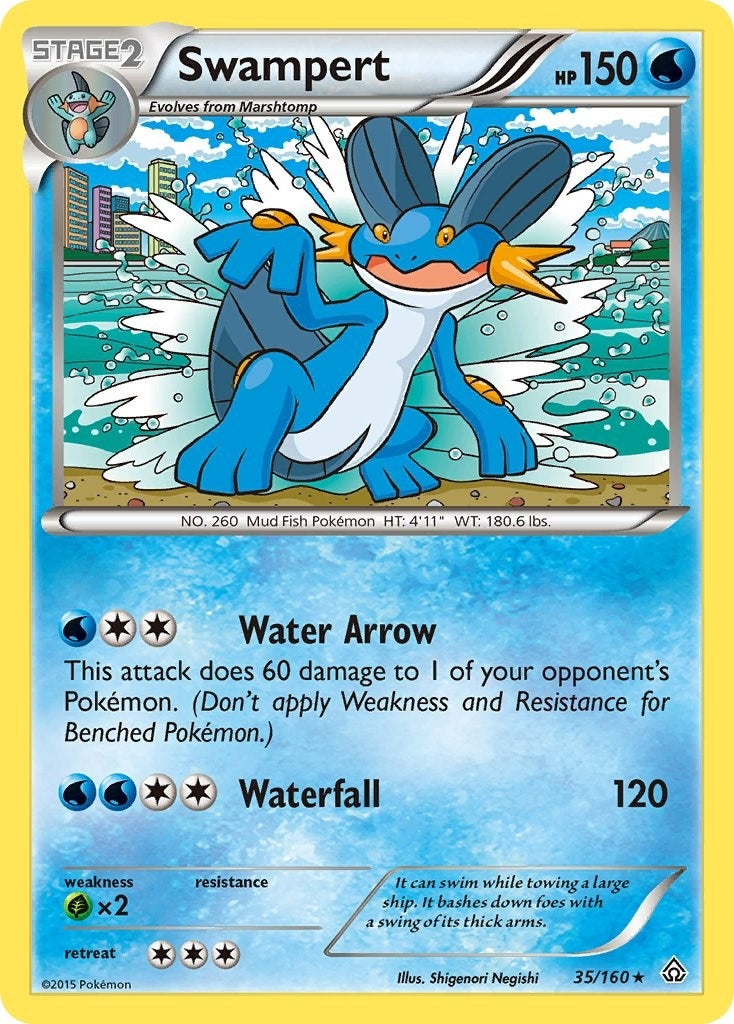 Image for Swampert (35/160) (PRC) - Pokemon