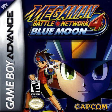Megaman Battle Network 4 Blue Moon GBA