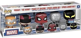 Prodigy / The Hornet / Prince of Arachne / Spider-Armor MK I / Spider-Armor Mk. II Funko 5-Pack