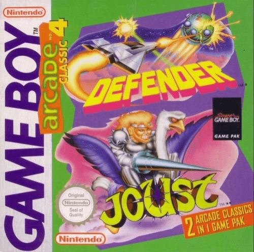 Arcade Classic 4 Defender Joust Gameboy