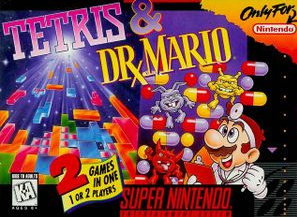 Dr.Mario/Tetris Double Pack SNES