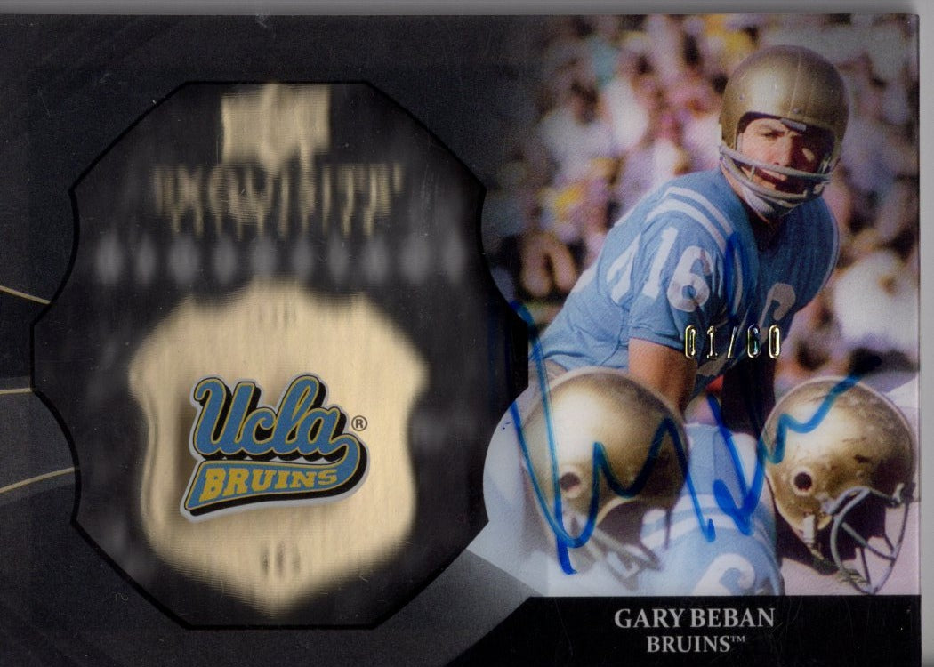 2012 Upper Deck Excquisite Collection Gary Beban Auto 01/60