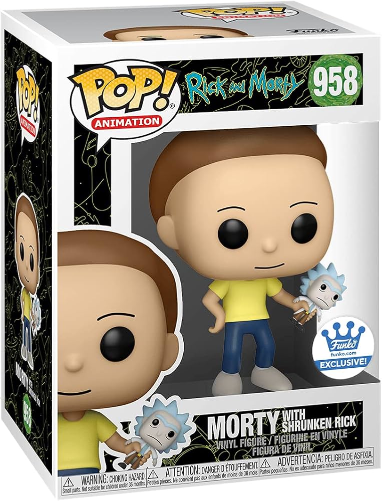 Rick & Morty Morty with Shrunken Rick #958