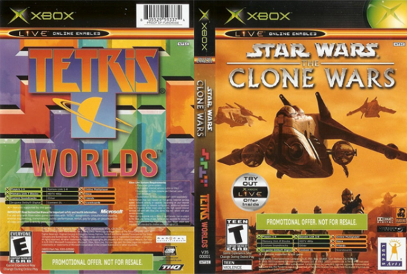 Star Wars The Clone Wars + Tetris Worlds Xbox