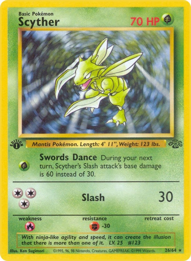 Image for Scyther (26) (26/64) (JU) - Pokemon