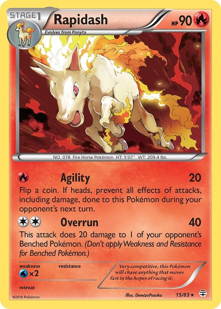 Image for Rapidash (15/83) (GEN) - Pokemon