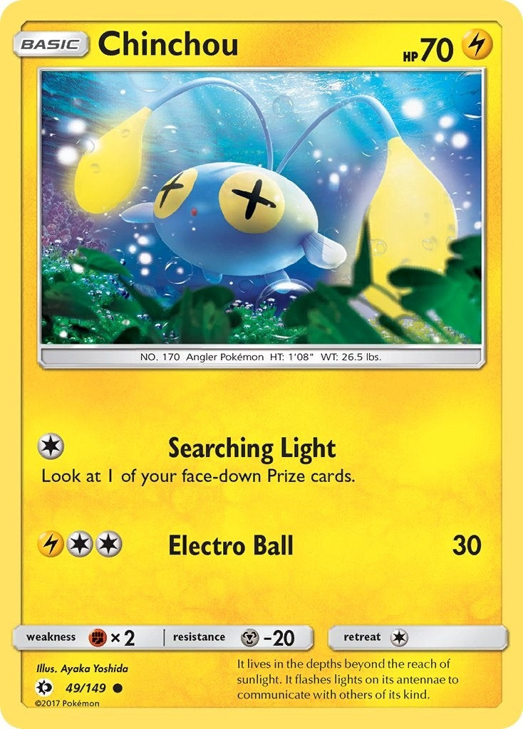 Image for Chinchou (49/149) (SM01) - Pokemon