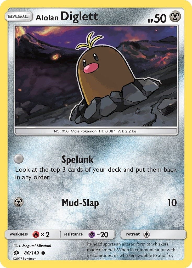 Image for Alolan Diglett (86/149) (SM01) - Pokemon