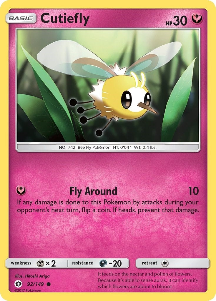 Image for Cutiefly (92/149) (SM01) - Pokemon