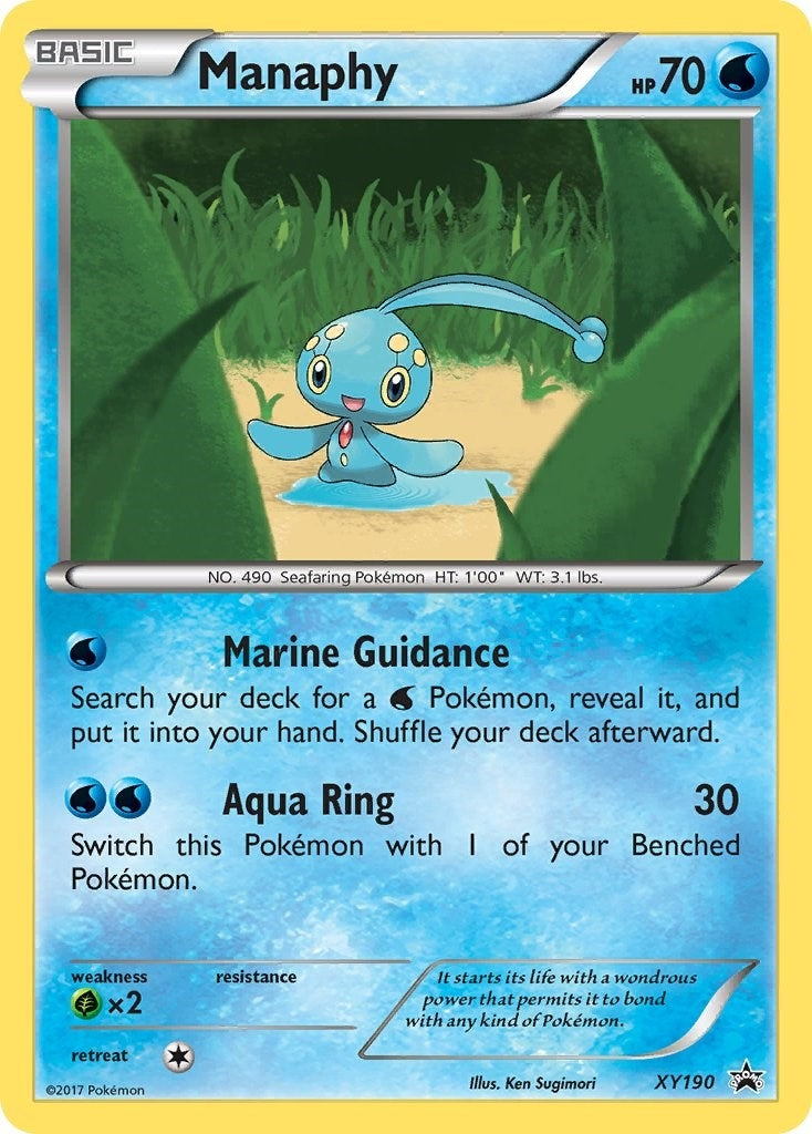 Image for Manaphy - XY190 (XY190) (PR) - Pokemon