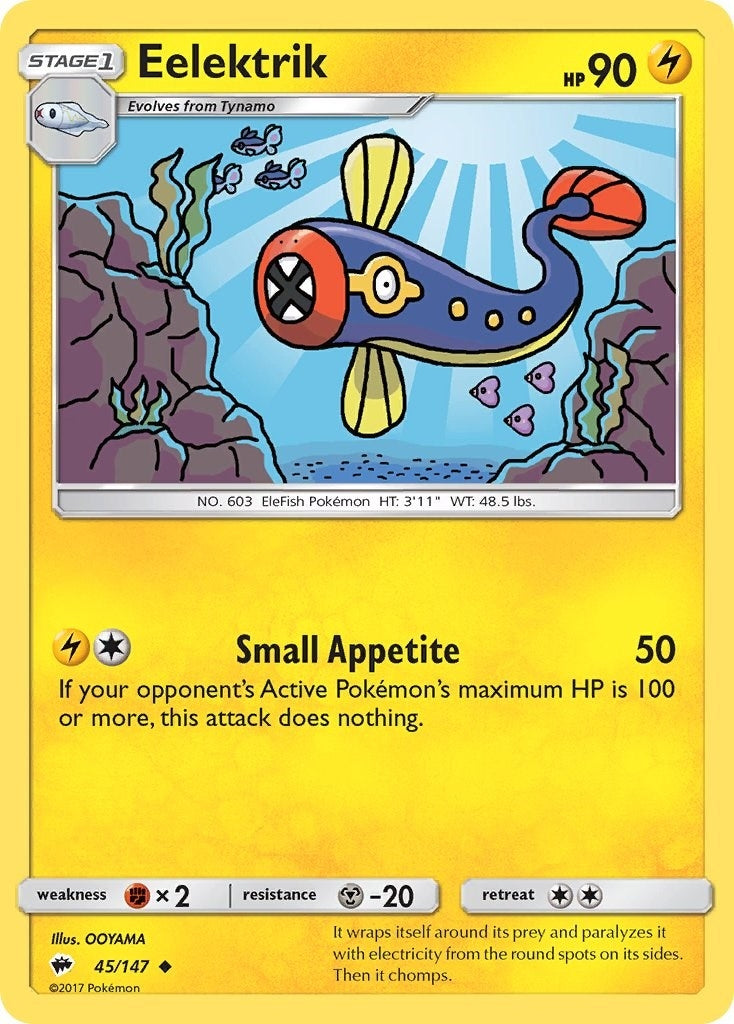 Image for Eelektrik (45/147) (SM03) - Pokemon