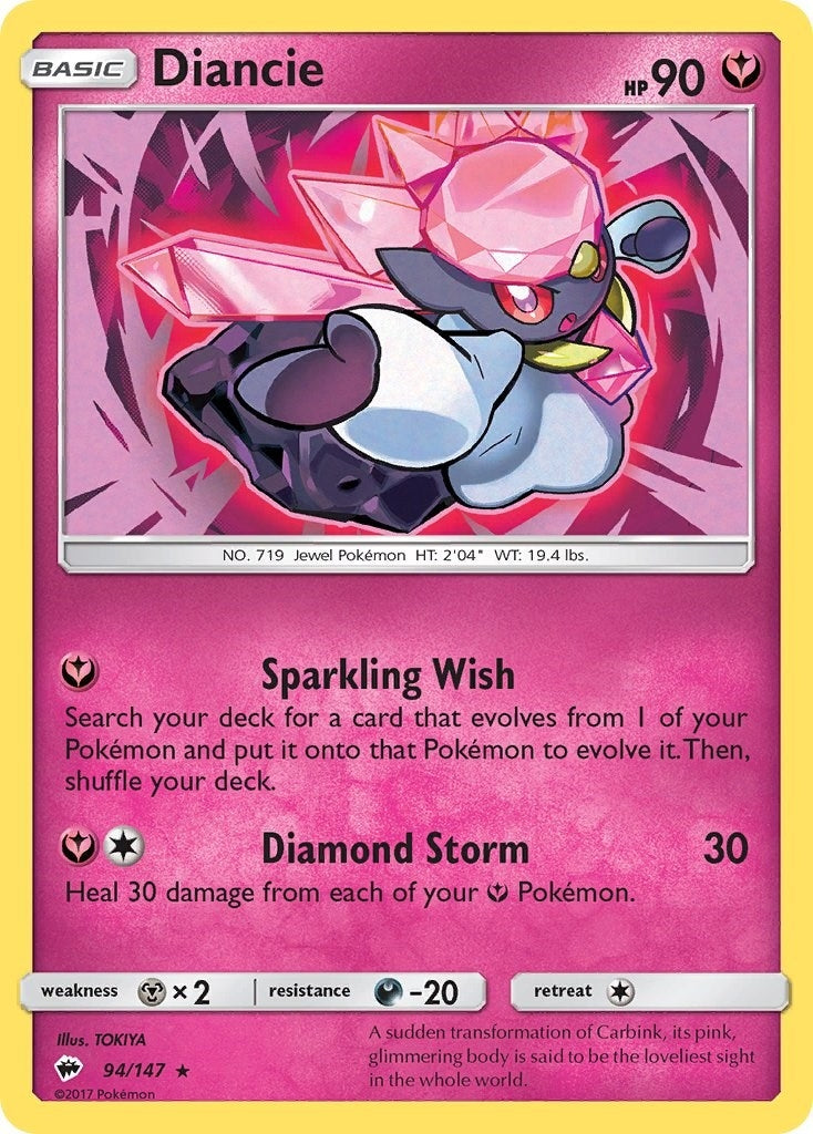 Image for Diancie (94/147) (SM03) - Pokemon