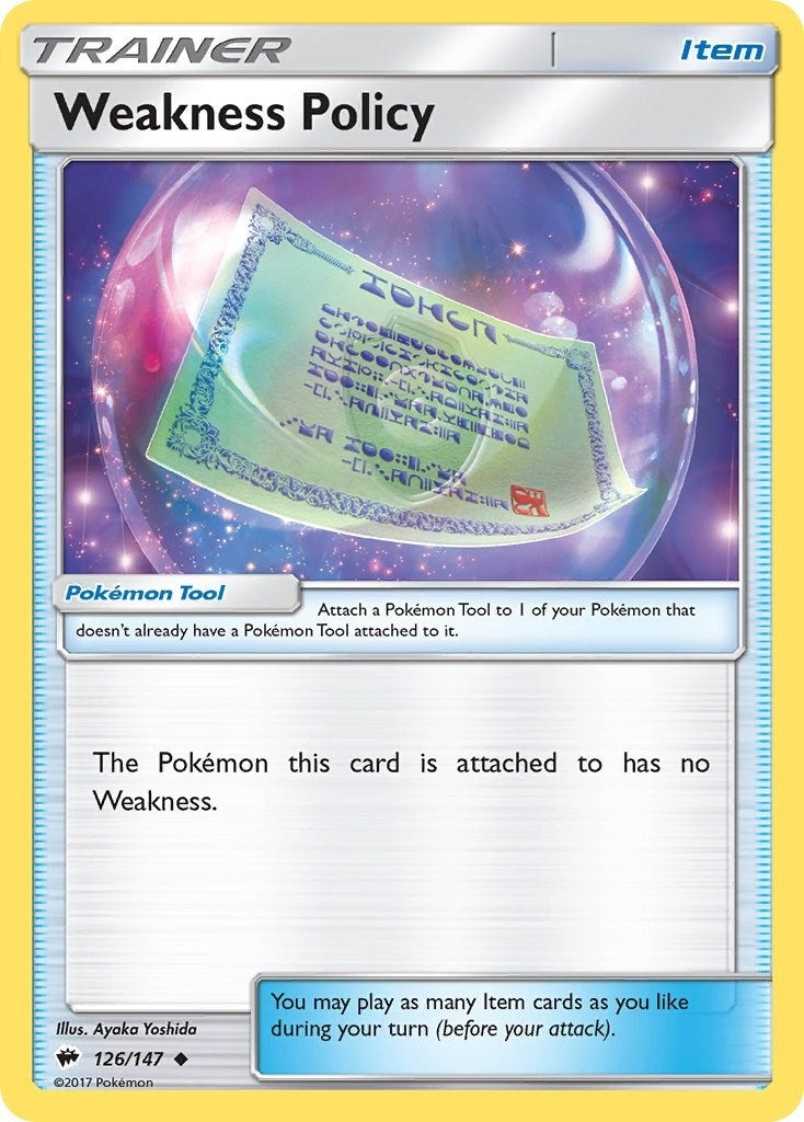 Image for Weakness Policy (126/147) (SM03) - Pokemon
