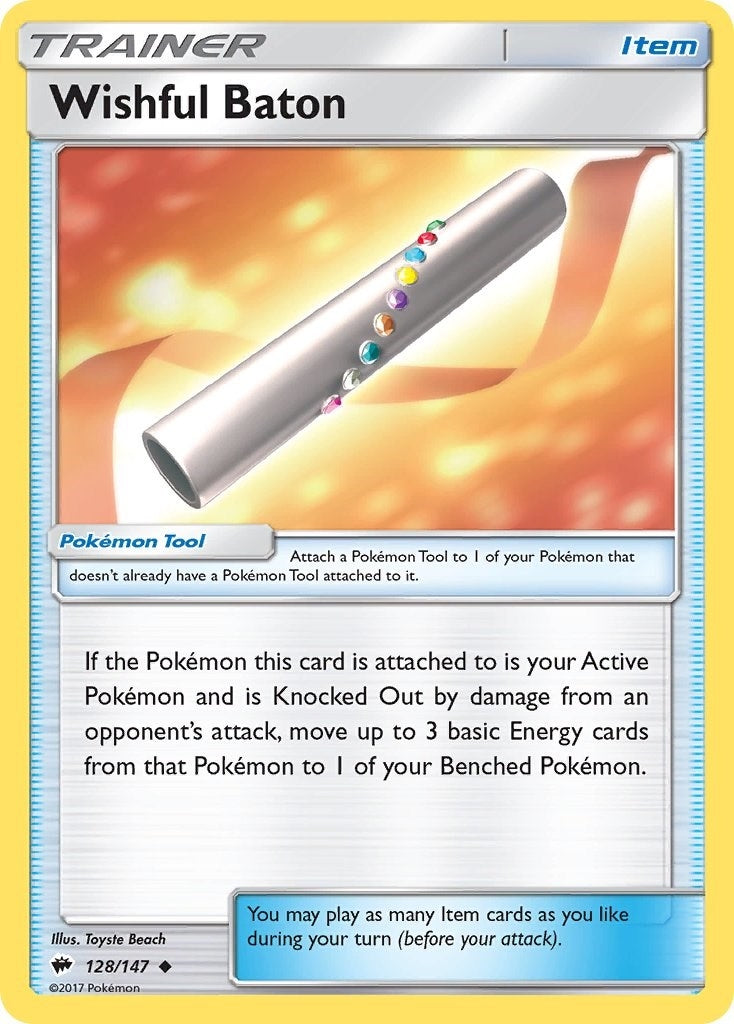 Image for Wishful Baton (128/147) (SM03) - Pokemon