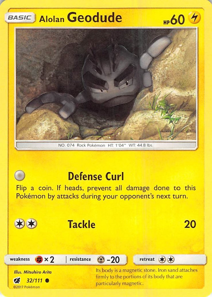 Image for Alolan Geodude (32/111) (SM04) - Pokemon