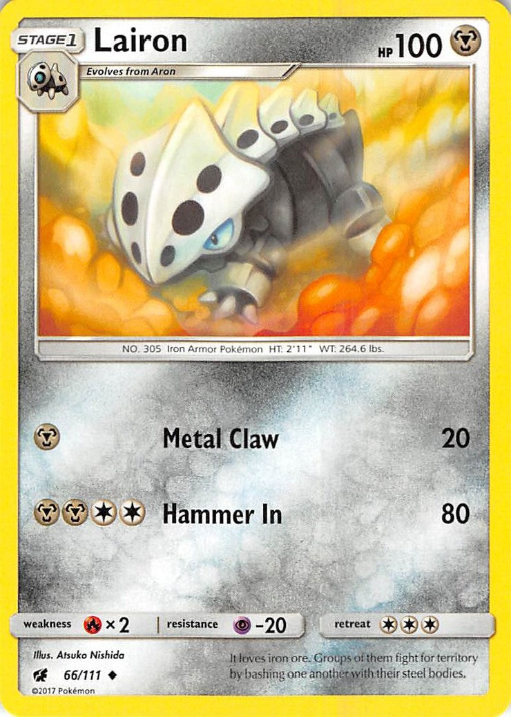 Image for Lairon (66/111) (SM04) - Pokemon